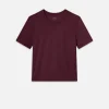 Baby Tee in Burgundy
