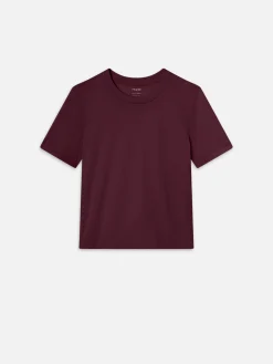 Baby Tee in Burgundy