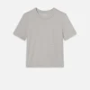 Baby Tee in Heather Grey