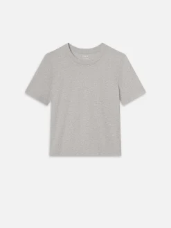 Baby Tee in Heather Grey
