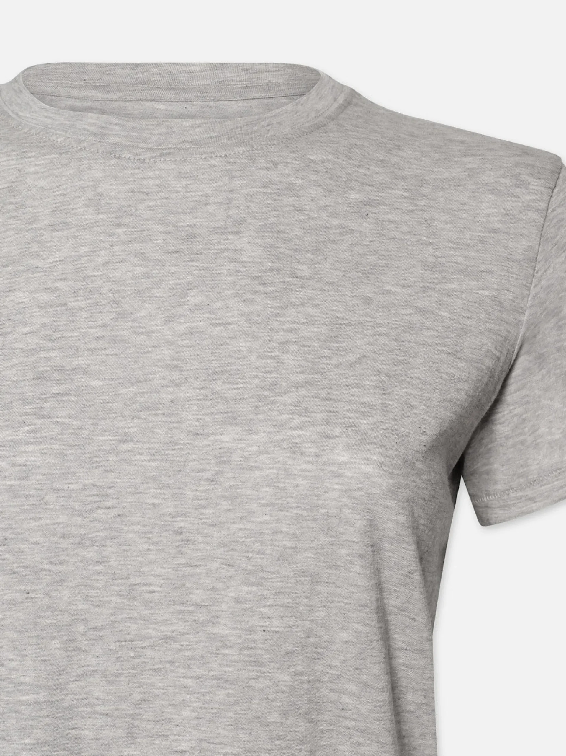 Baby Tee in Heather Grey