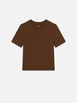 Baby Tee in Moss