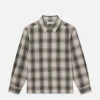 Baja Plaid Shirt in Dark Navy