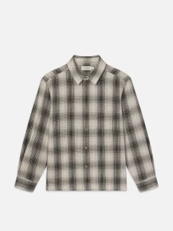 Baja Plaid Shirt in Dark Navy