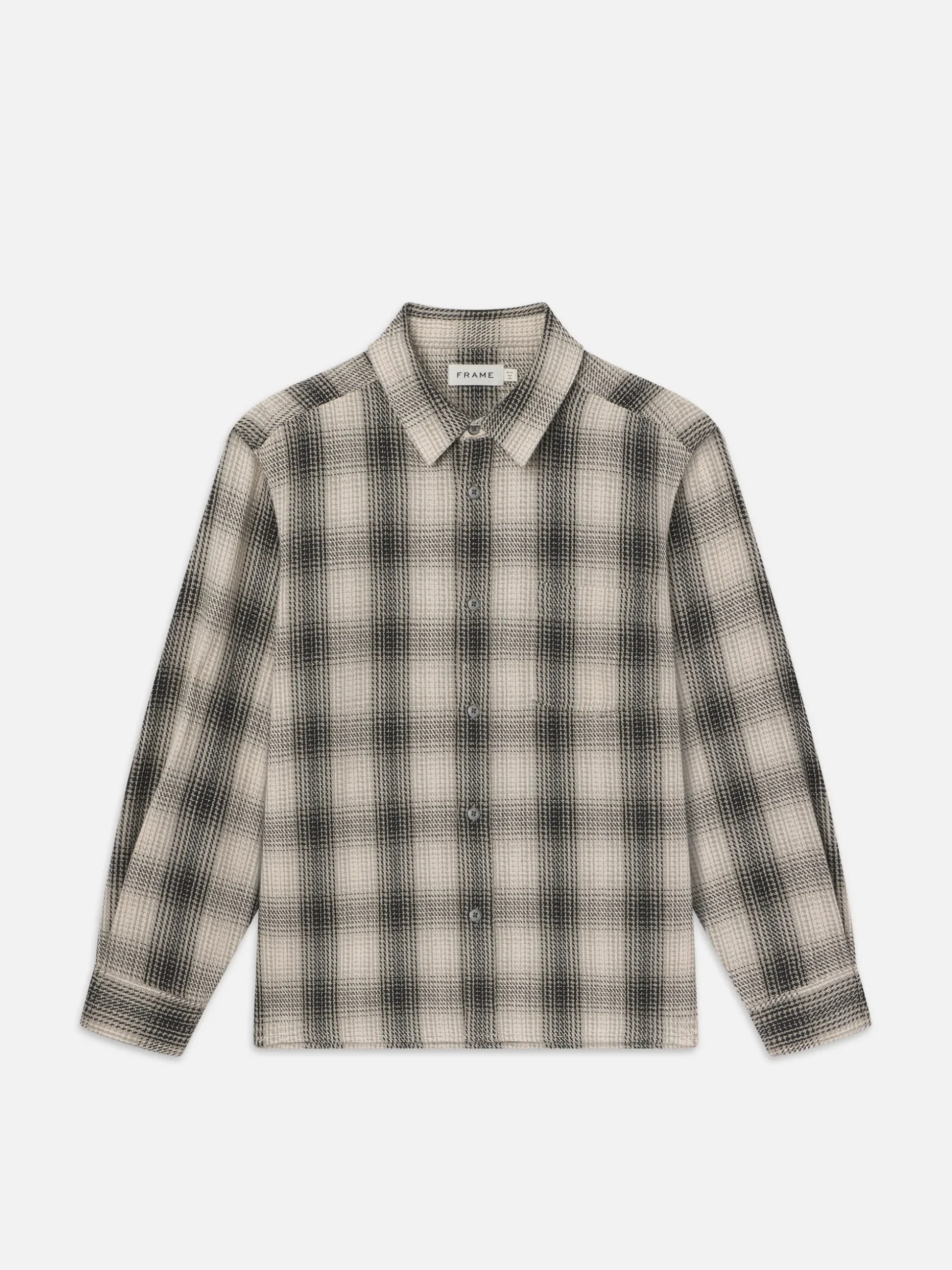 Baja Plaid Shirt in Dark Navy