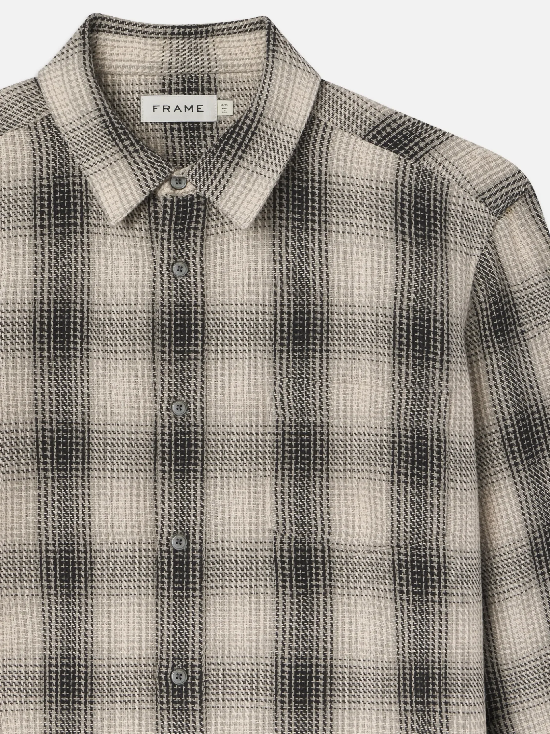 Baja Plaid Shirt in Dark Navy