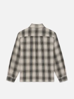 Baja Plaid Shirt in Dark Navy