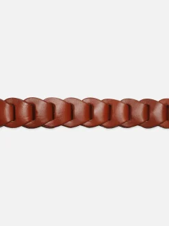 Braided Belt in Whiskey