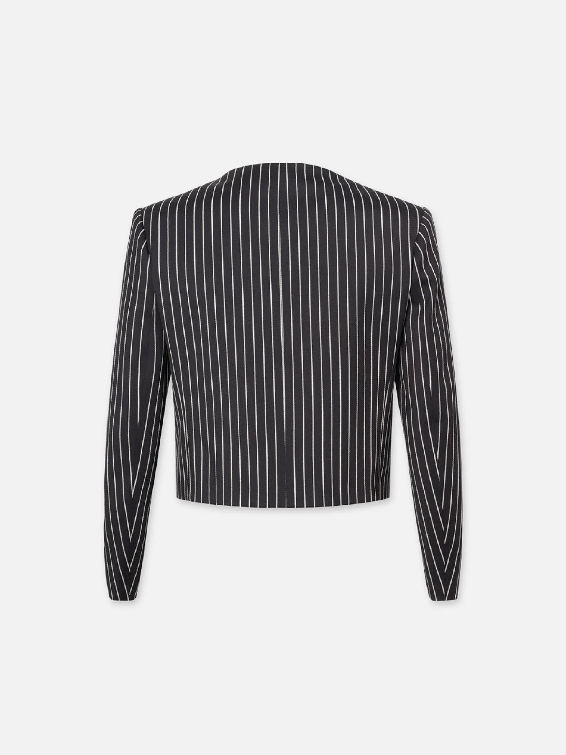 Button Front Jacket in Dark Navy Multi
