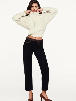 Cable Cardi in Cream