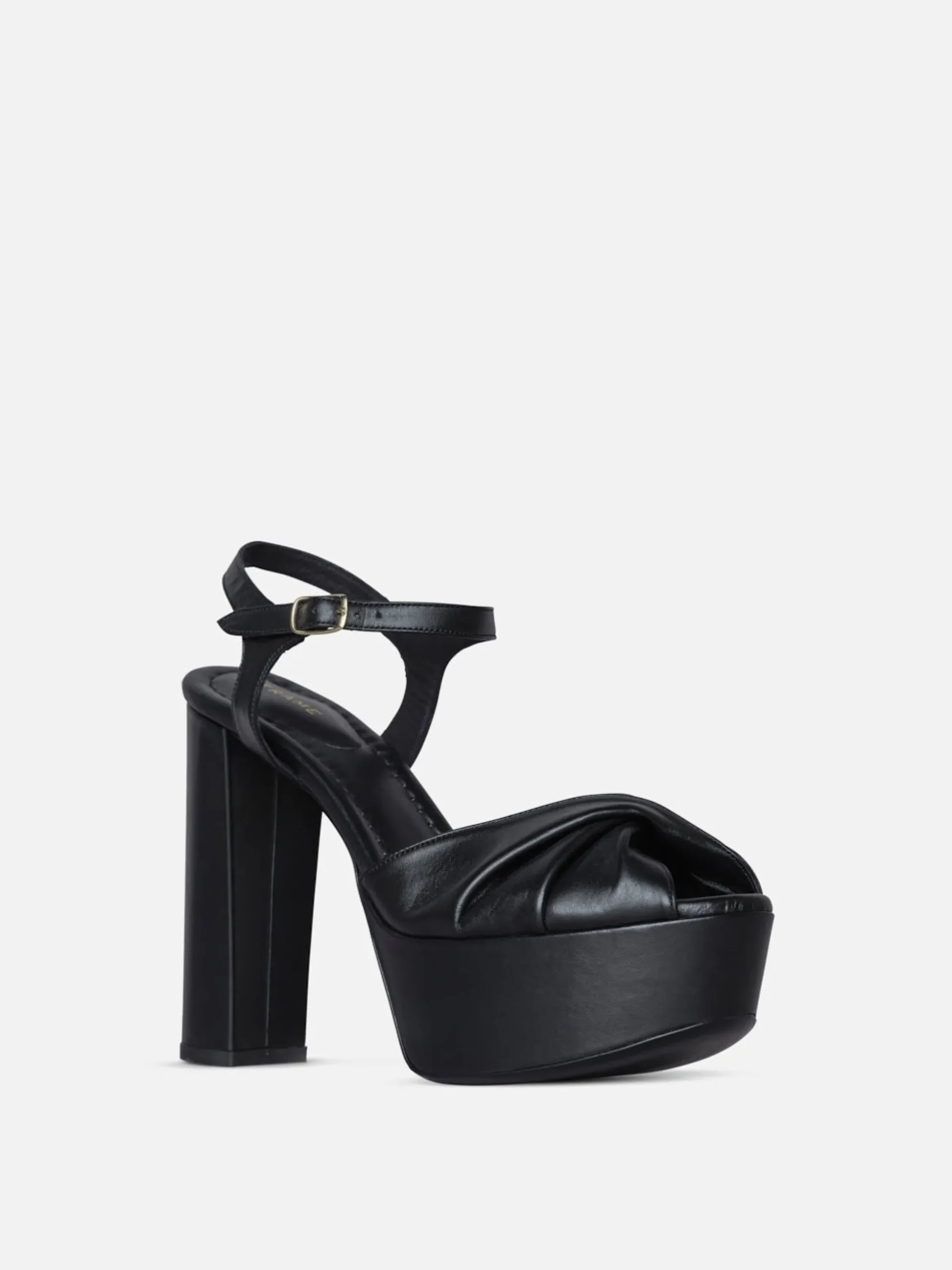 Camille Platform Heel in Black