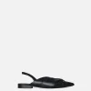 Camille Slingback Flat in Black