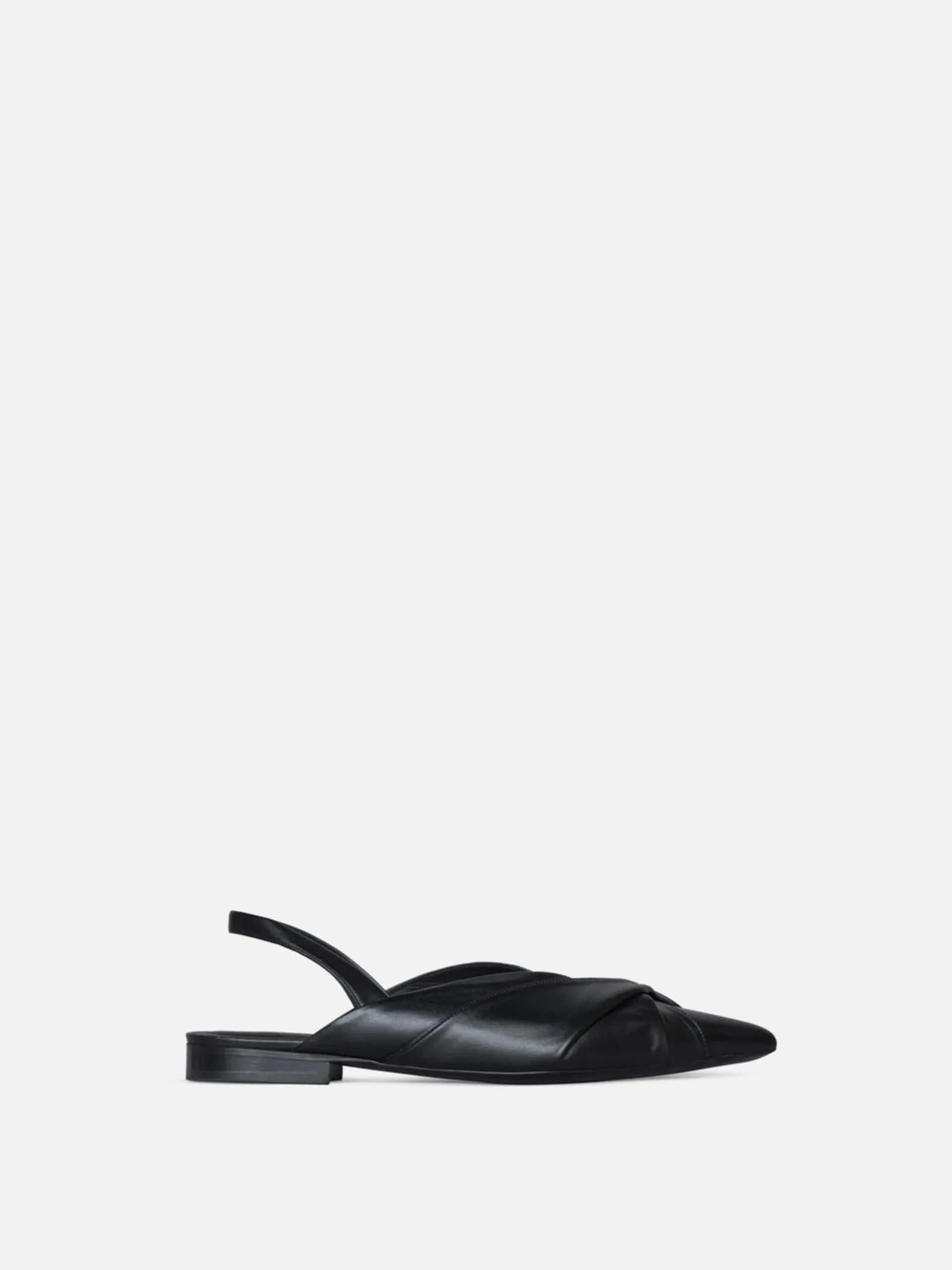 Camille Slingback Flat in Black