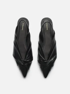 Camille Slingback Flat in Black