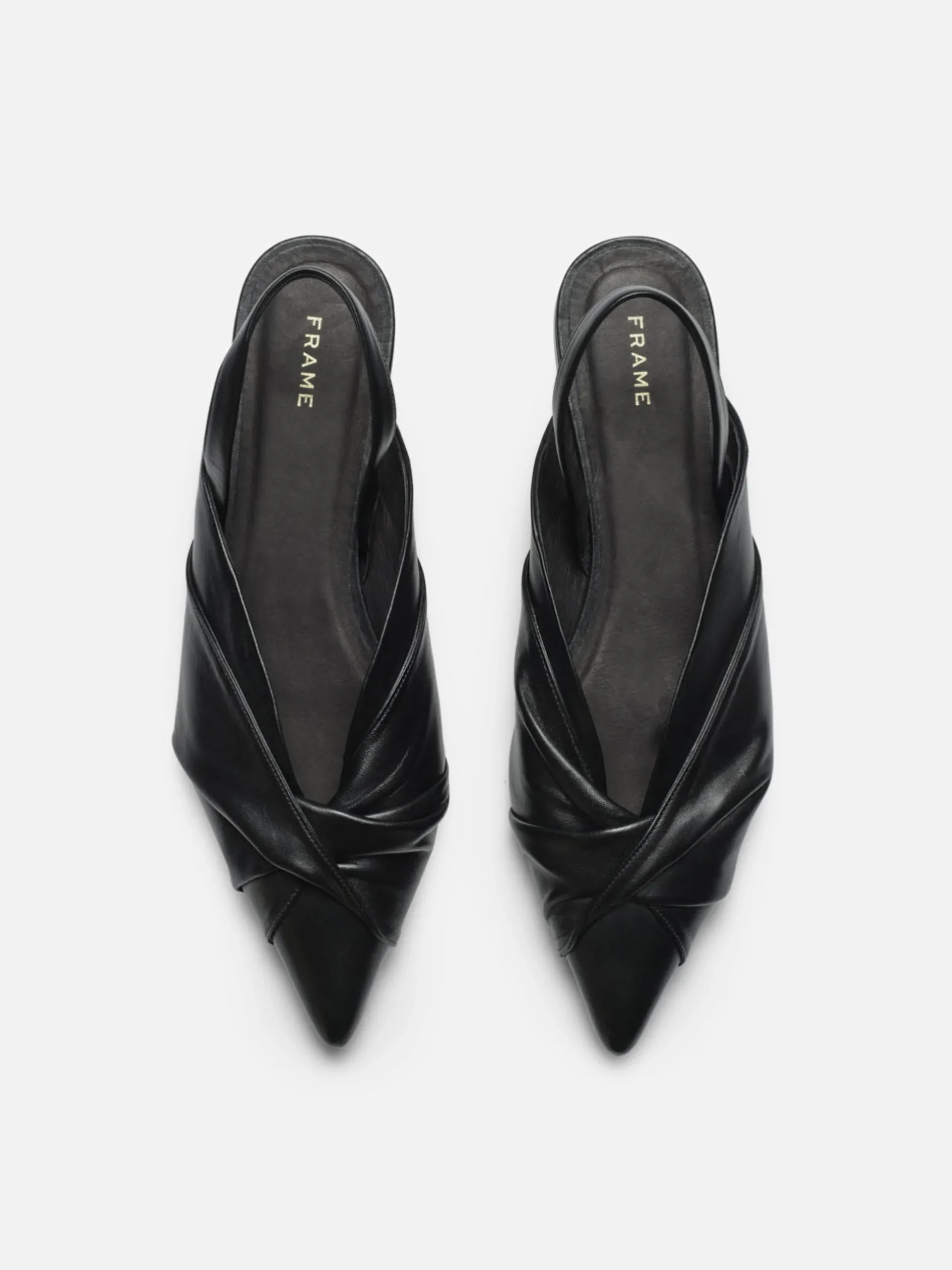 Camille Slingback Flat in Black