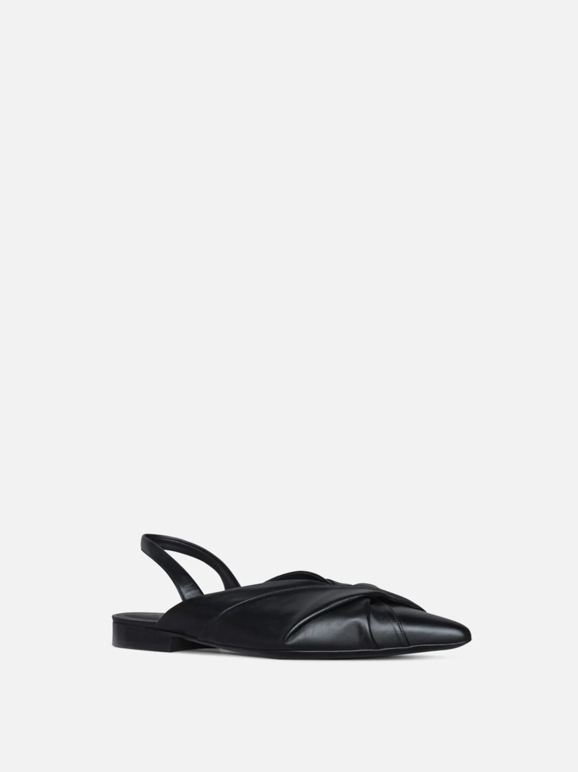 Camille Slingback Flat in Black