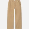 Canvas Workwear Pant in Dusty Khaki