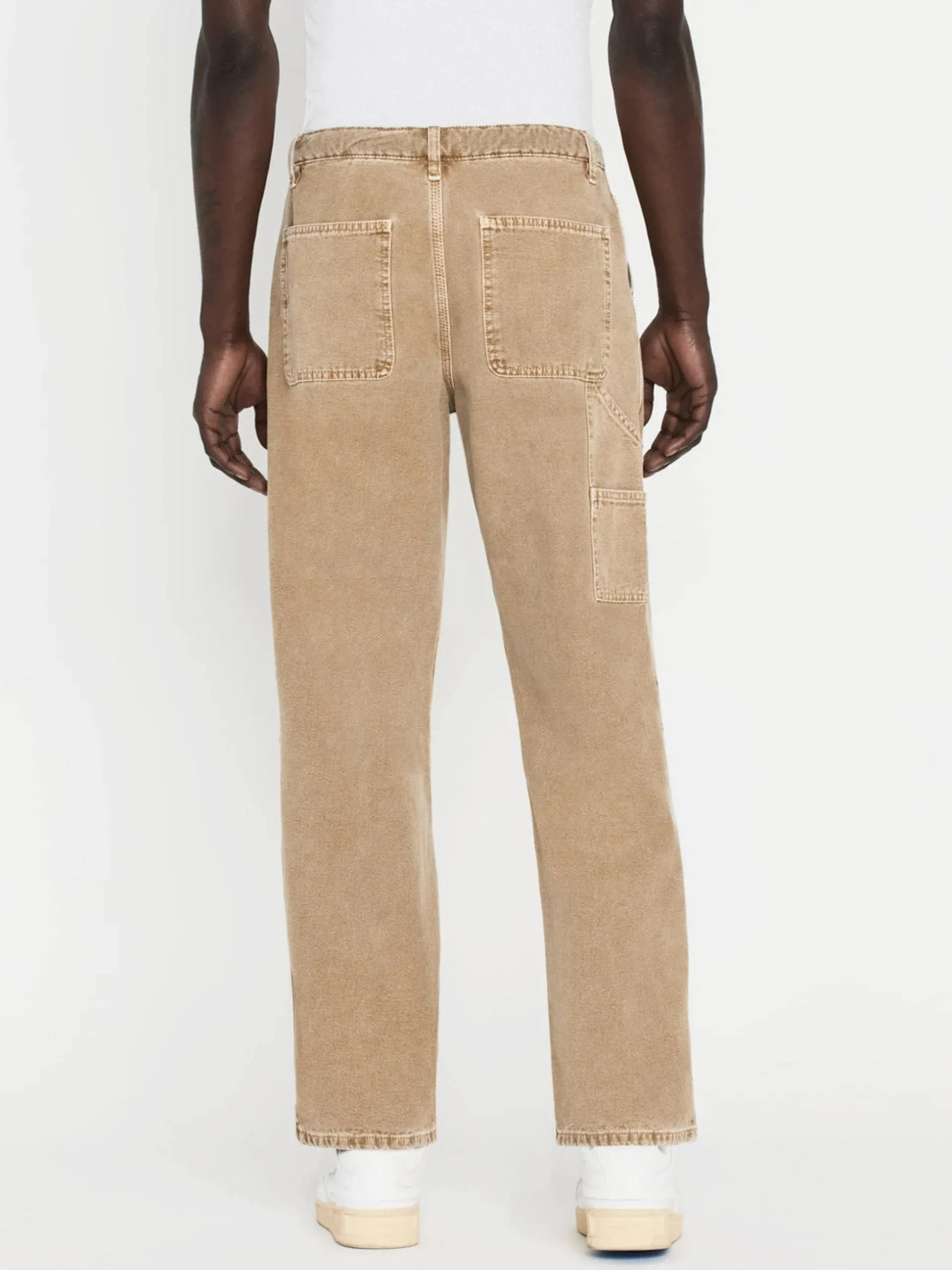 Canvas Workwear Pant in Dusty Khaki