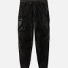 Cargo Leather Pant in Noir