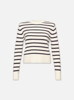 Cashmere Clean Crew in Navy Multi