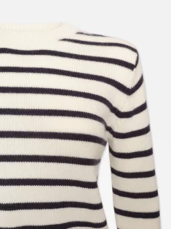 Cashmere Clean Crew in Navy Multi
