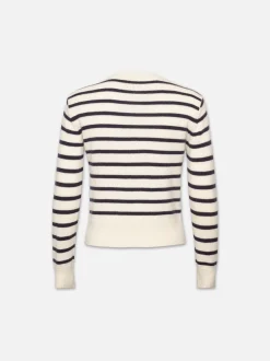 Cashmere Clean Crew in Navy Multi