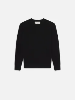 Cashmere Crewneck Sweater in Noir