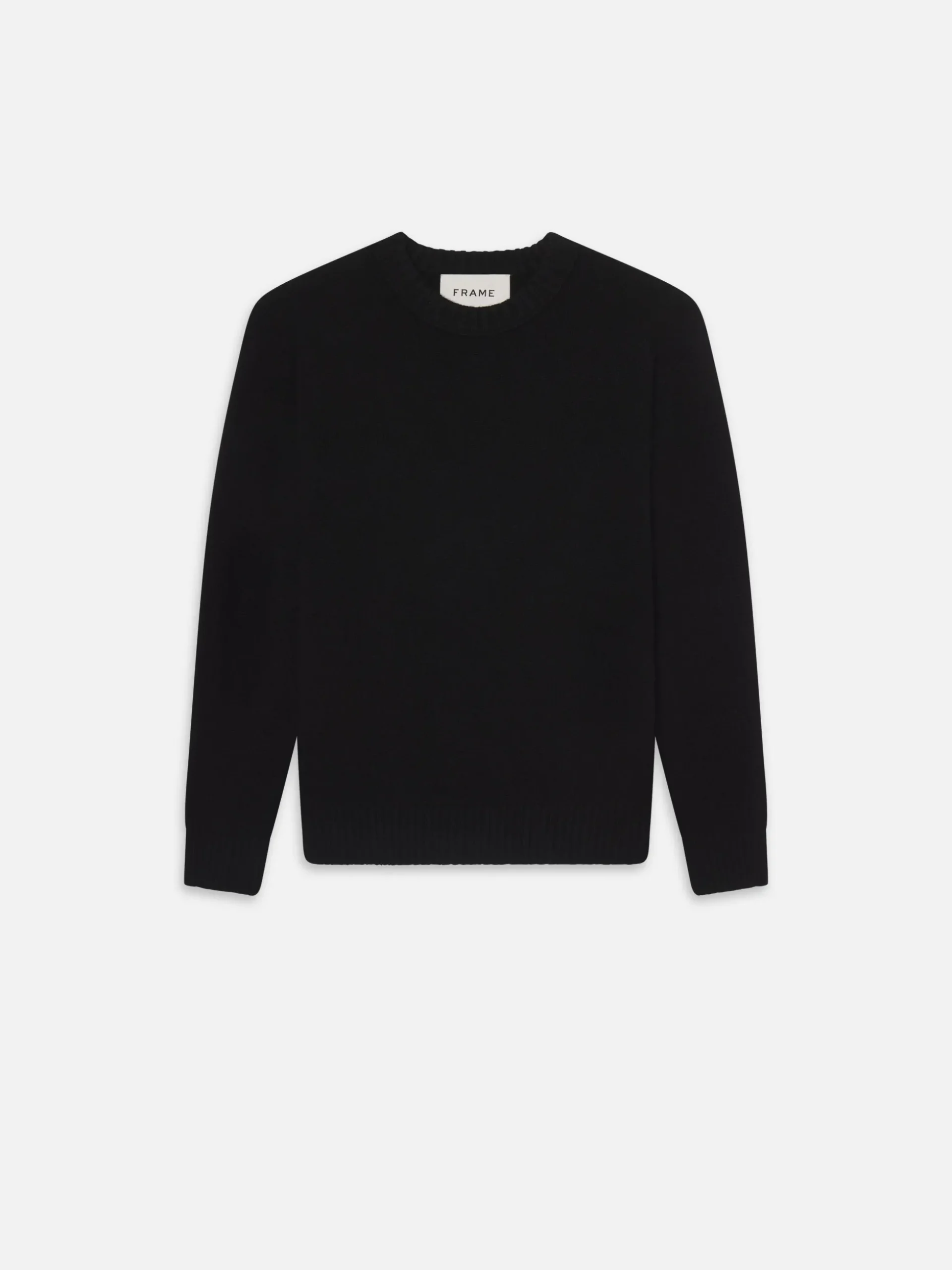 Cashmere Crewneck Sweater in Noir