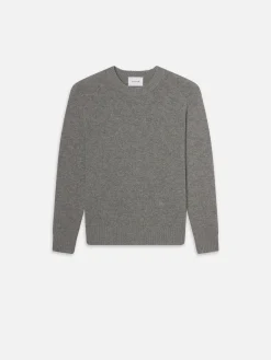 Cashmere Crewneck Sweater in Gris