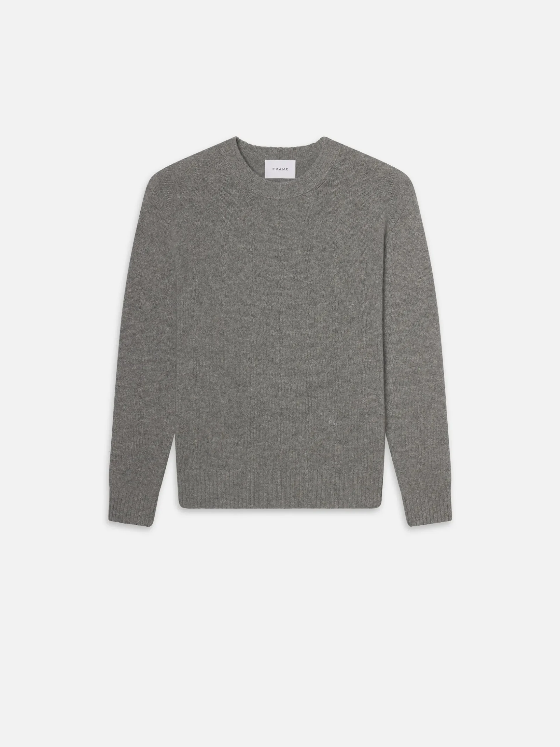 Cashmere Crewneck Sweater in Gris