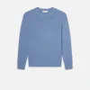 Cashmere Crewneck Sweater in Soft Blue