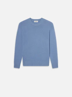 Cashmere Crewneck Sweater in Soft Blue