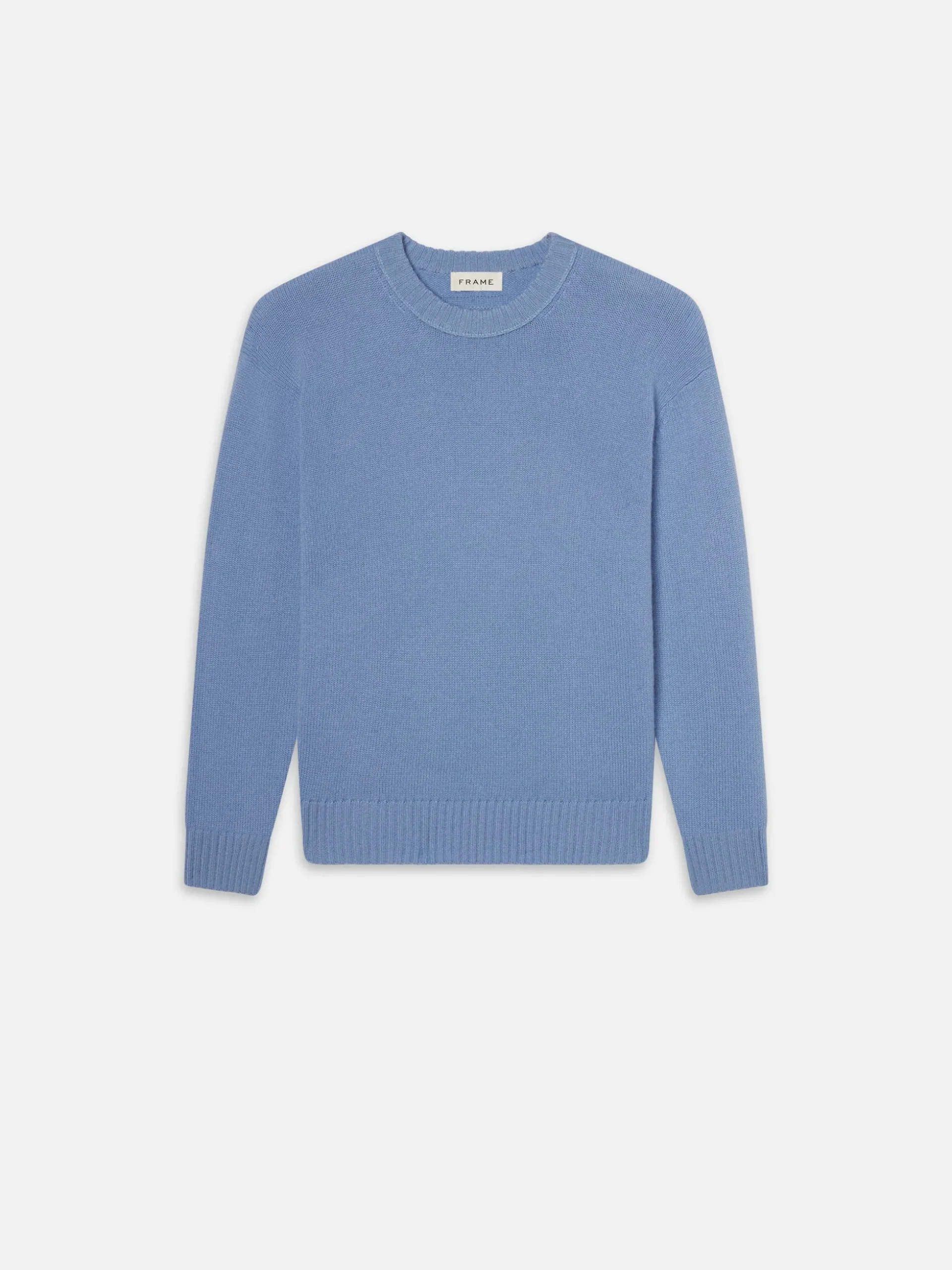 Cashmere Crewneck Sweater in Soft Blue