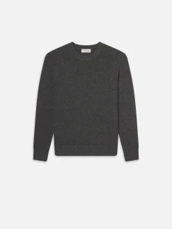 Cashmere Crewneck Sweater in Dark Grey