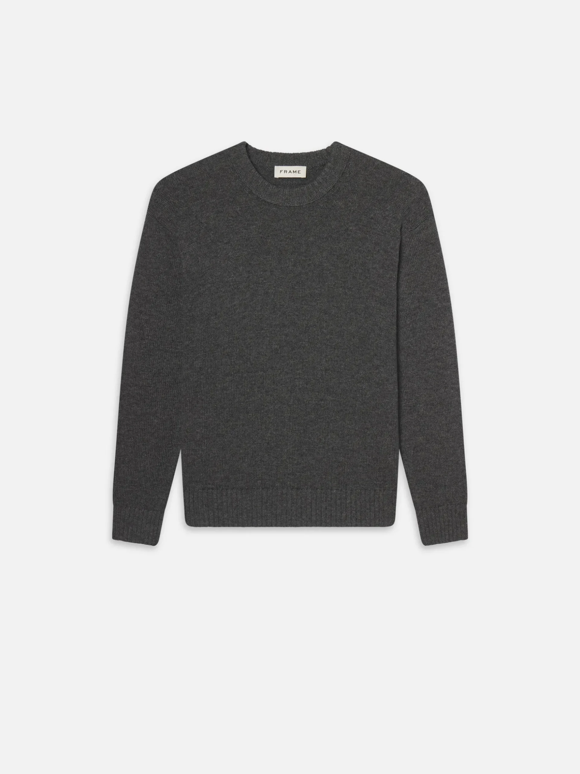 Cashmere Crewneck Sweater in Dark Grey