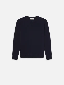 Cashmere Crewneck Sweater in Navy