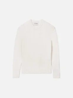 Cashmere Crewneck Sweater in Cream