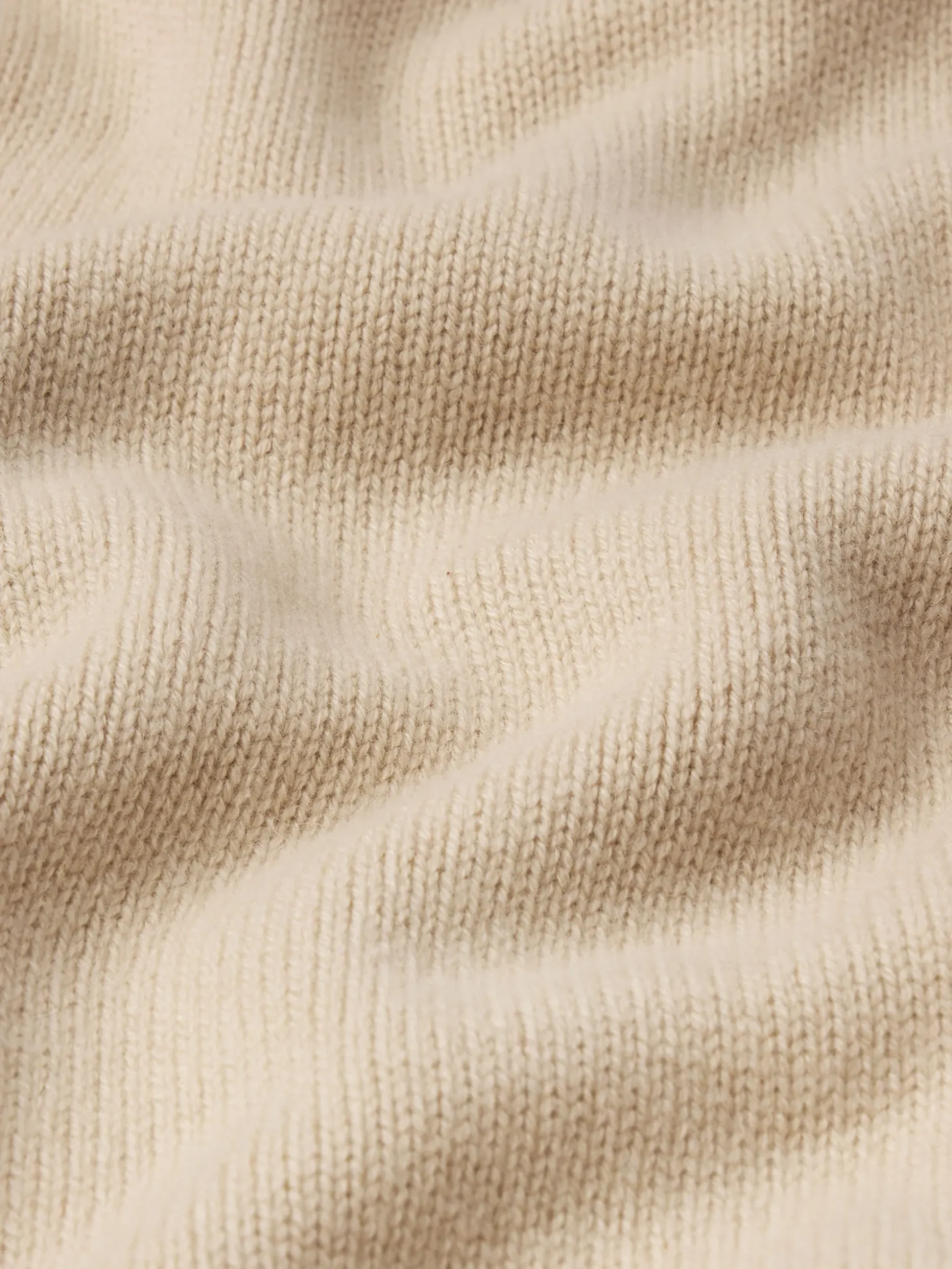 Cashmere Crewneck Sweater in Sand Beige