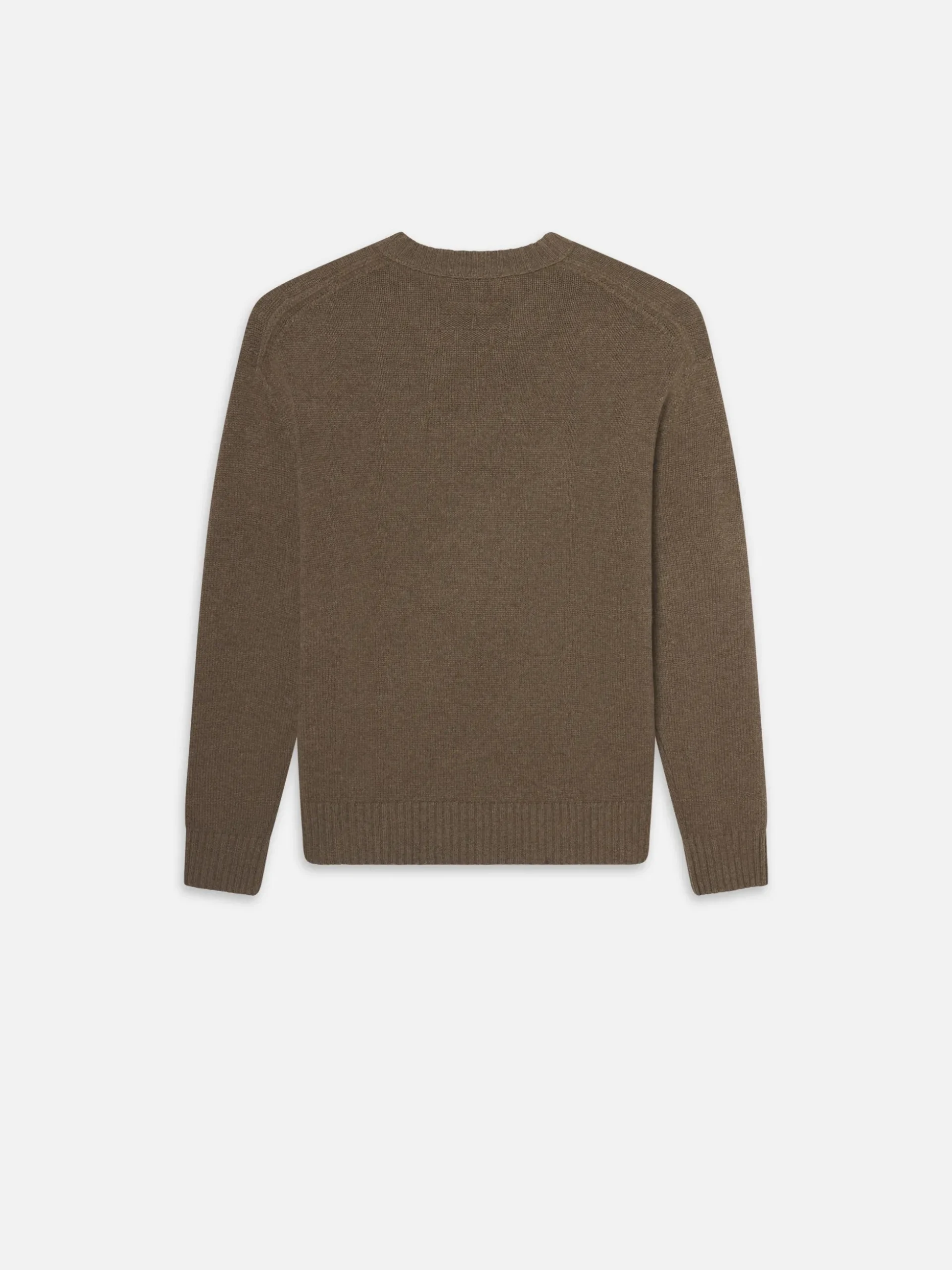 Cashmere Crewneck Sweater in Soft Mocha