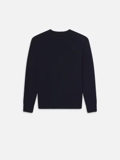 Cashmere Crewneck Sweater in Navy