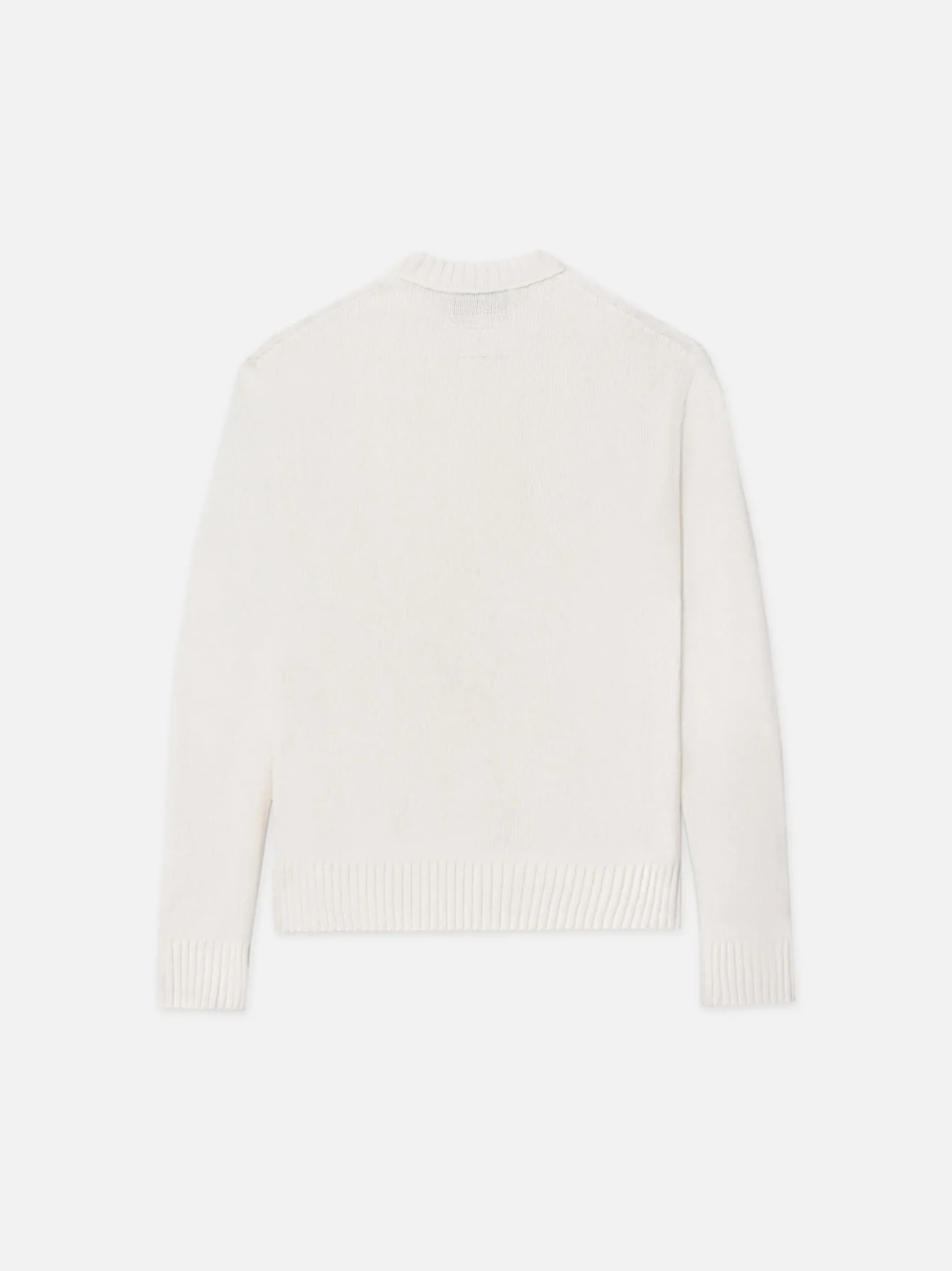 Cashmere Crewneck Sweater in Cream