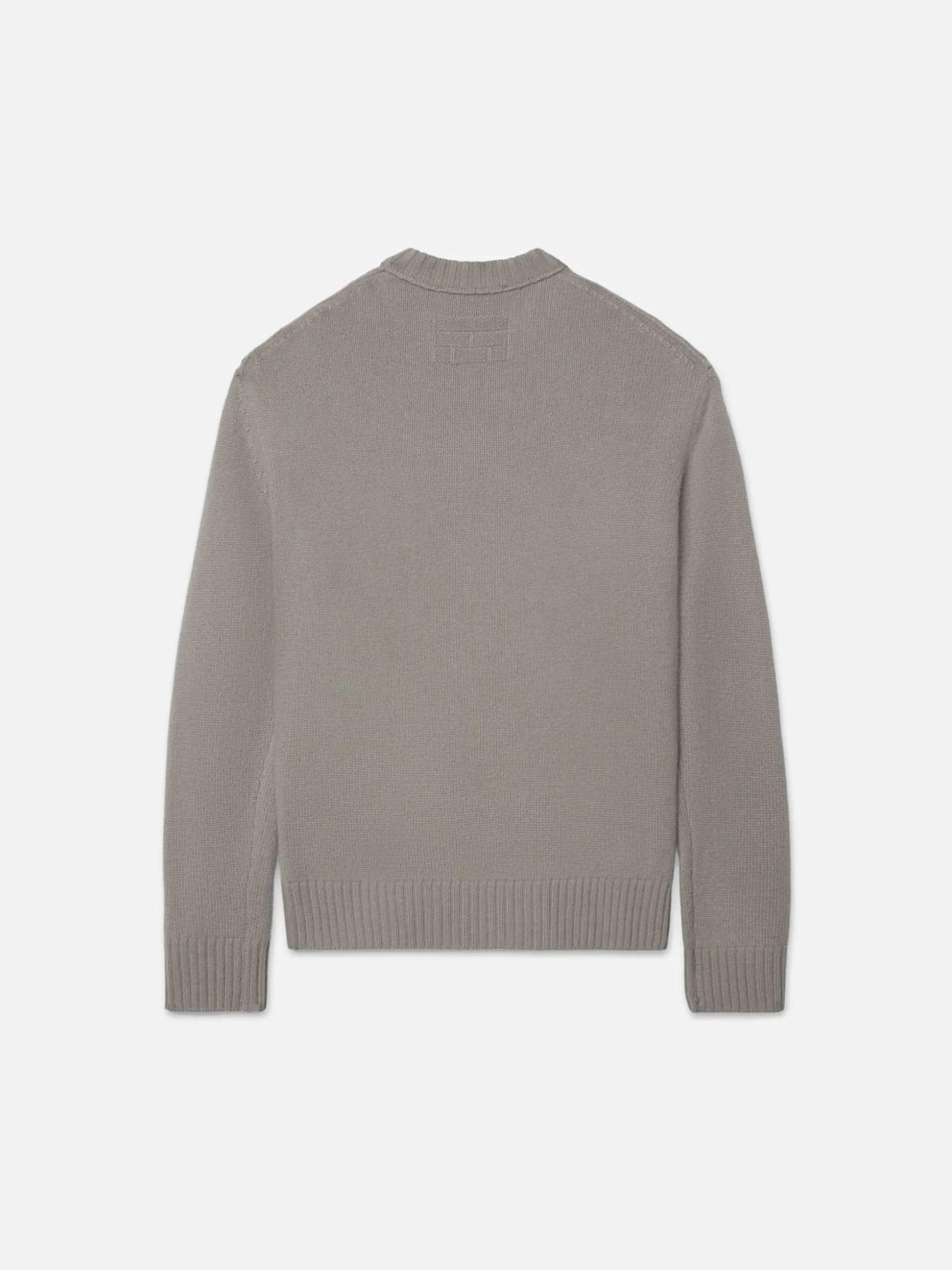 Cashmere Crewneck Sweater in Stone Beige