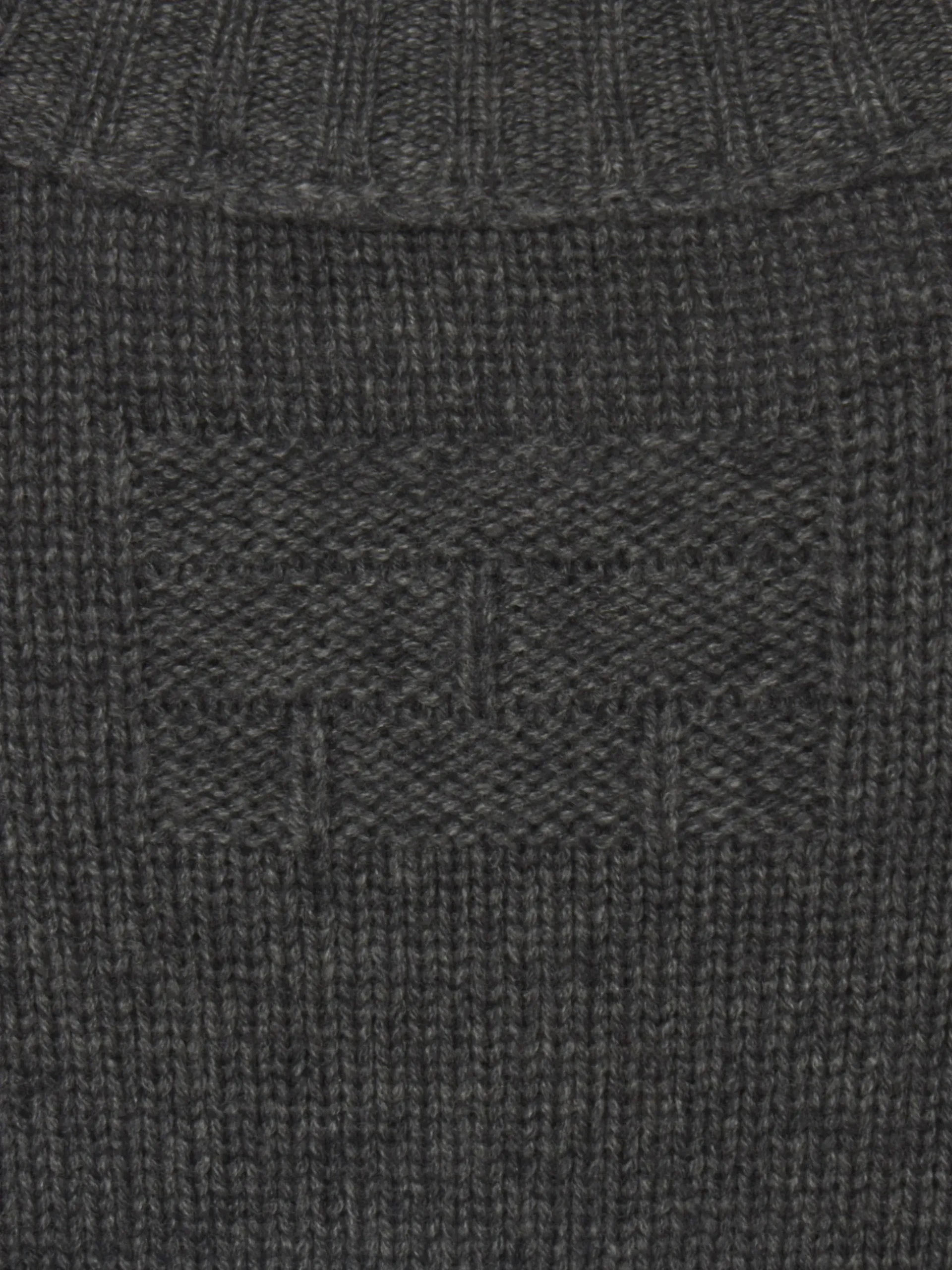 Cashmere Crewneck Sweater in Dark Grey