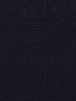 Cashmere Crewneck Sweater in Navy