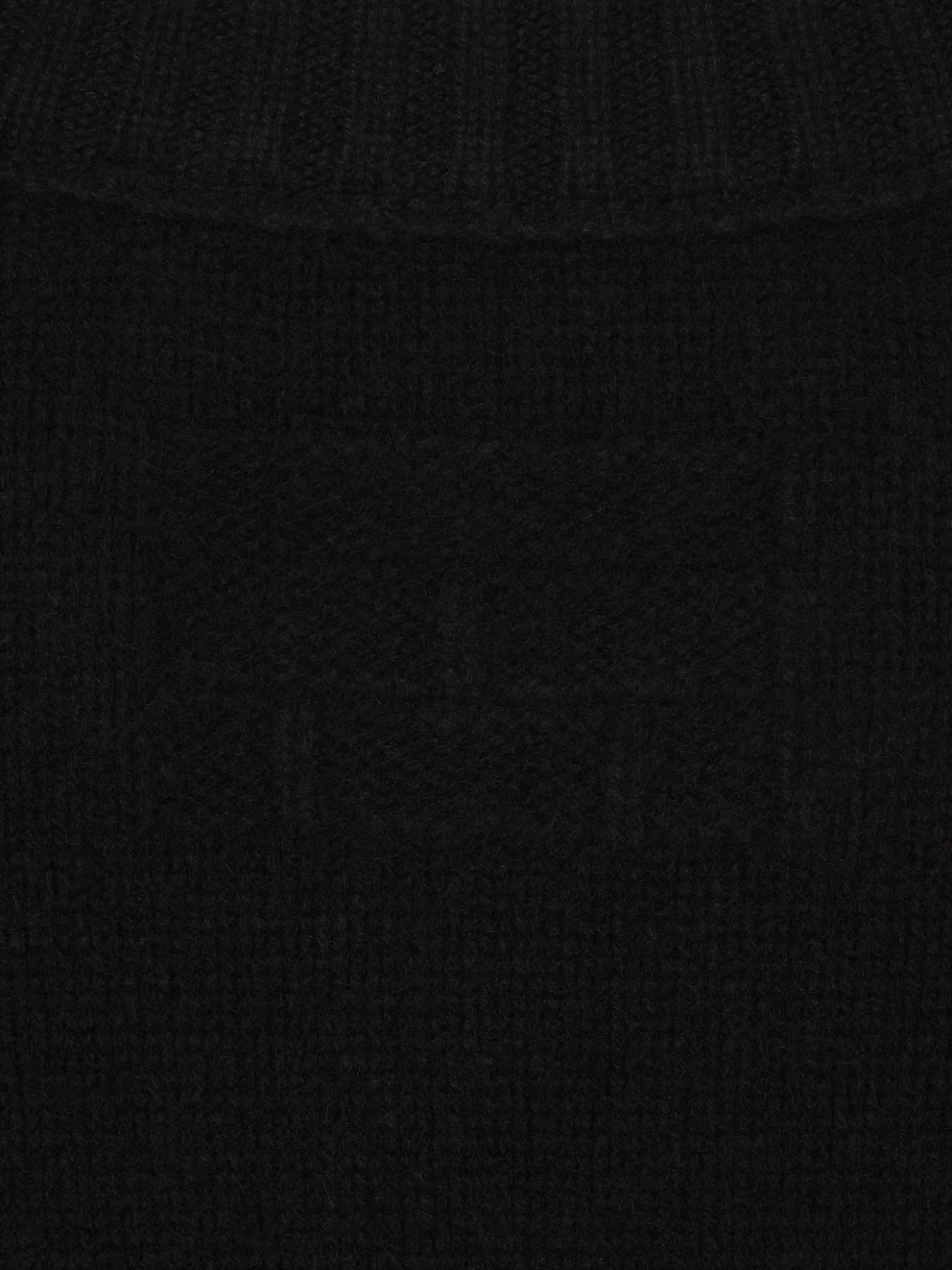 Cashmere Crewneck Sweater in Noir