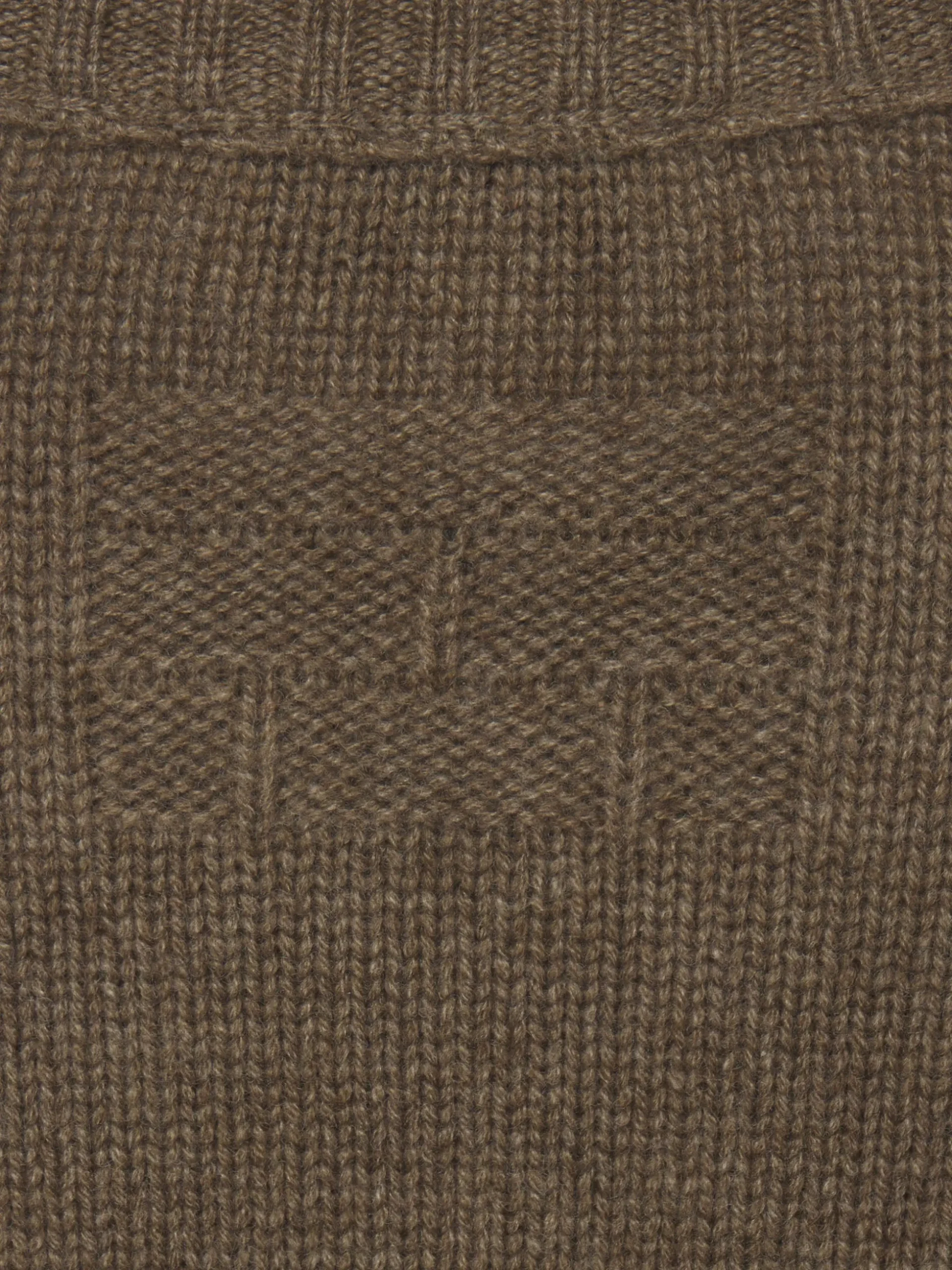 Cashmere Crewneck Sweater in Soft Mocha