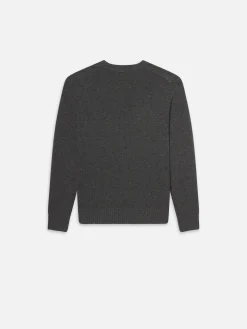 Cashmere Crewneck Sweater in Dark Grey