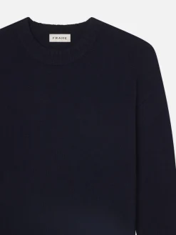 Cashmere Crewneck Sweater in Navy