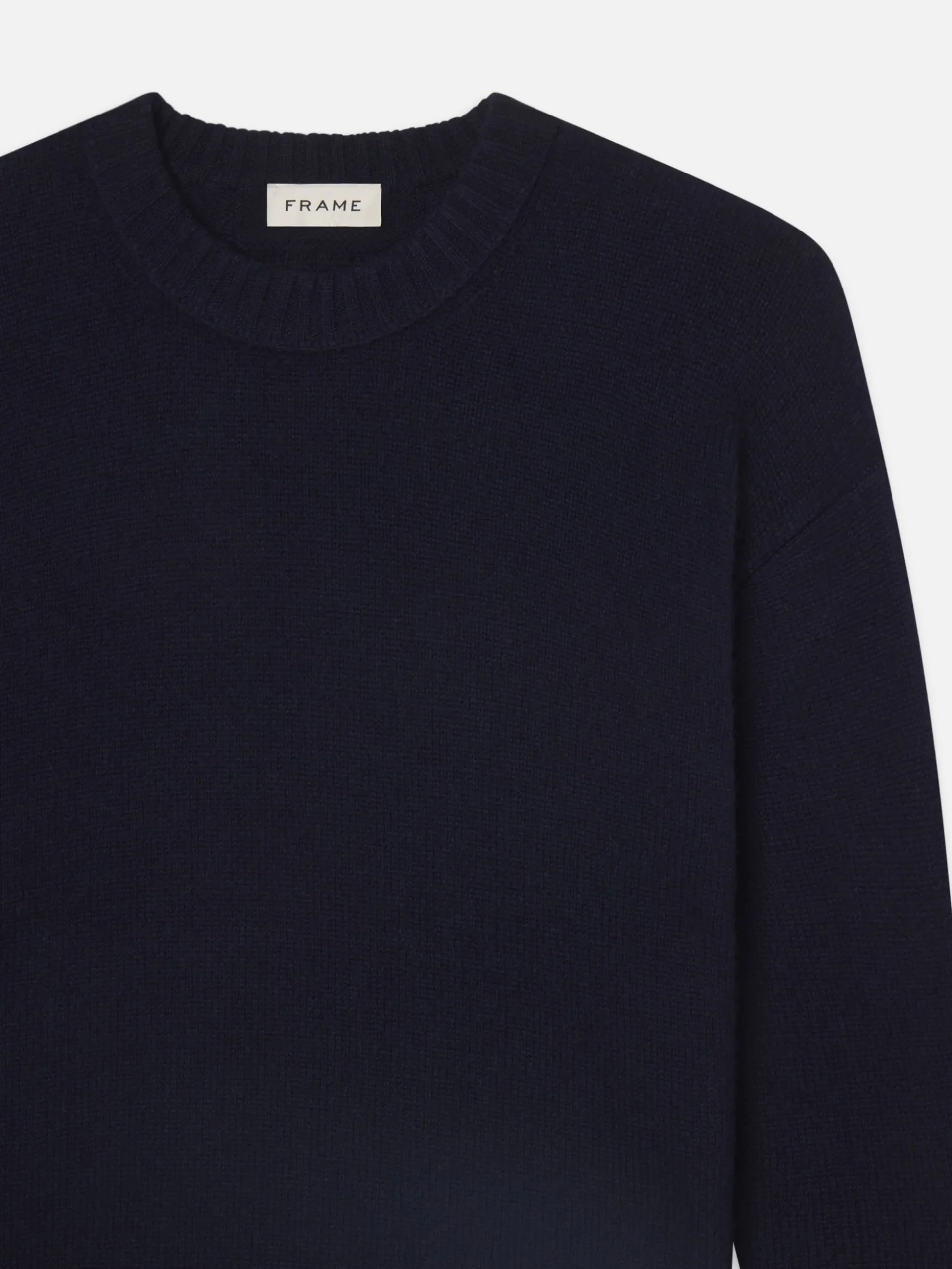 Cashmere Crewneck Sweater in Navy