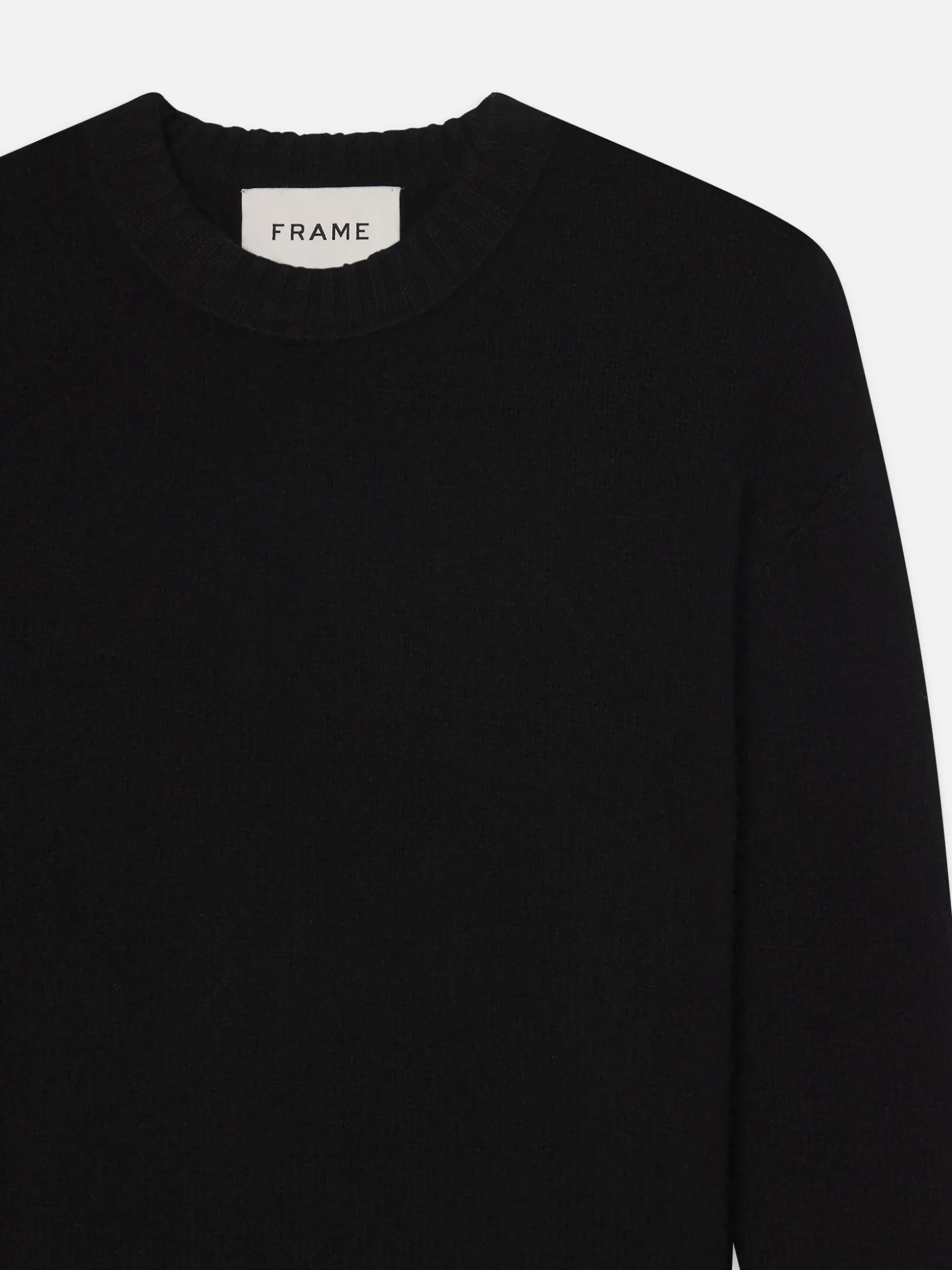 Cashmere Crewneck Sweater in Noir
